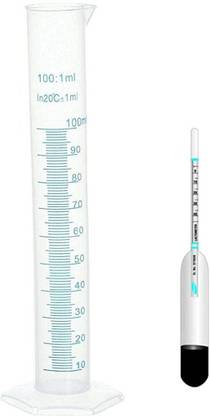SBT Milk Lactometer Checking Milk Purity with in a Minute Test Kit with 100 ml Jar Hydrometer