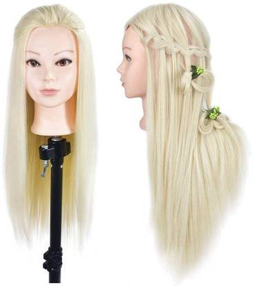 Rapidsflow Dummy For Face Make-up Practice /  Dummy For  Styling /  Dummy For  Styling Practice / Salon Mannequin For style Practice (Free Clamp Stand) Hair Extension