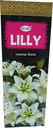Quickcollection D'art Lilly Incense Stick Agarbatti Long Lasting Fragrance Set of 6 (90 Units)