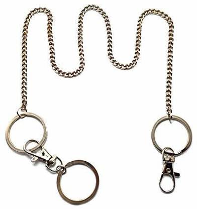 A2S2 67cm Long Keyring Best Silver Chain Keychain Keyring Multi-Function Tool Car Bike Key Chain. Key Chain