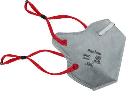 Reelom N95 Ear Loop Style Protective Face Mask with 5 layered filtrations Reusable In-Built Nose Wire/Pin Men,Women Kids N95-(5)-KD-RM-1155 Reusable