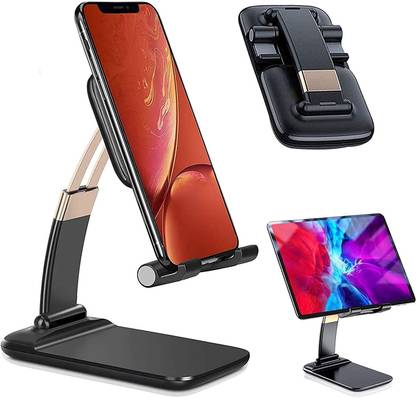 CAPRIYORN All Mobile Phone/iPad/Tablets for Desk,Bed,Table,Office,Home(Black) Headphone Stand