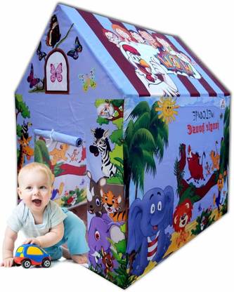 SIAMO Jumbo Size Extremely Light Weight , Water Proof Kids Play Tent House for 10 Year Old Girls and Boys (Jungle Theme)