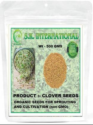 SK ORGANIC CLOVER SEEDS 500 GMS Seed