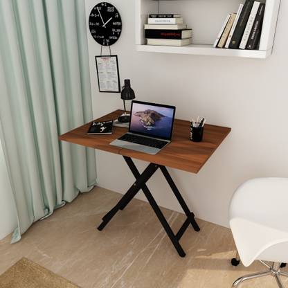PEPHOME PH-11B Multipurpose Foldable Study Table, Office Table, Laptop Table, Computer Table, Workstation Table, Computer Desk, Study Desk, Office Desk, Writing Table, Work from Home Table, 80x60x75CM, Engineered Wood Study Table