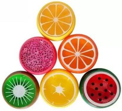 PURPLE MOON Slime Toy for Kids in Fruit Slice Themed Containers Multicolor Putty Toy