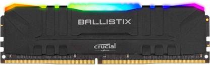 Crucial Ballistix 3600 MHz DDR4 16 GB (Single Channel) PC, Server UDIMM (CL16 Desktop Gaming RAM RGB - BL16G36C16U4BL - Black)