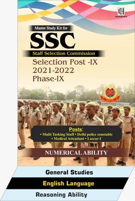 SSC Selection Posts IX 2021-22 Matriculation Level (Set Of 4 Books)