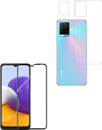 Vatsin Front and Back Tempered Glass for Vivo Y21