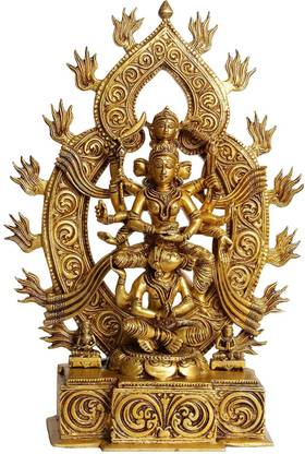 Decore hub Kamakhya Devi Brass Statue Decorative Showpiece  -  29 cm