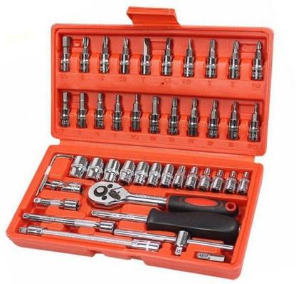 Afflatus Tools Kit Spanner Wrench Set Socket Set Wrench Set Tools Set Hand Tools Tool Kit Set Socket Wrench Set Spanner Set All Size Tool Set Tool Kit Goti Pana Socket Set Socket Set