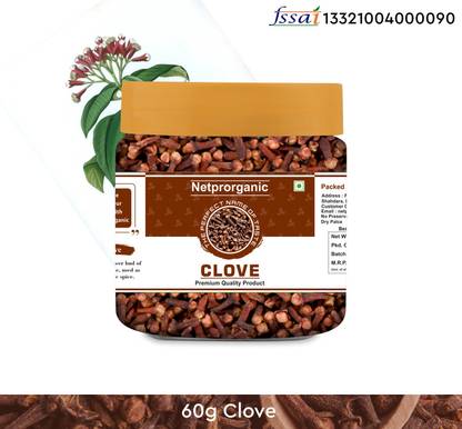 Netprorganic Spices & Masale Cloves -60 Grams | Lavang | Laung | (Premium Quality)