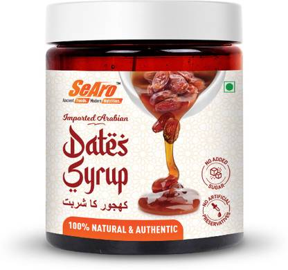 SeAro Dates Syrup for Babies & Kids Without Added Sugar. Imported from Middle East. Sugar Free Date Syrup, 450 g Dates