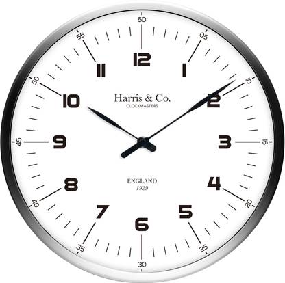 Harris & Co. Clockmasters Analog 33 cm X 33 cm Wall Clock