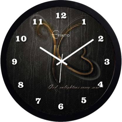 Efinito Analog 33 cm X 33 cm Wall Clock