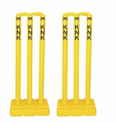KNK Cricket Wickets, Cricket Stump, Cricket Wickets Plastic, Plastic Wickets (2 Set )