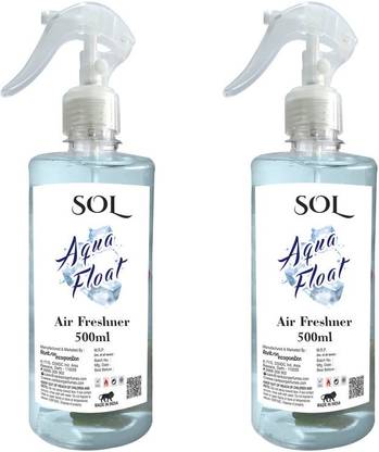 Sol Aqua Spray Aqua float Air Freshener pack of 2 - 500ml each