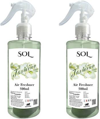 Sol Jasmine Spray Jasmine Air Freshener pack of 2 - 500ml each