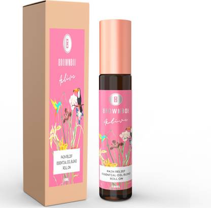 BrownBoi Active Pain Relief Aromatherapy Essential Oil Blend Roll On