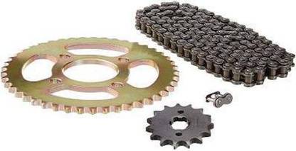 DRIVEPLUS Hero Honda CBZ Extreme / Hunk 150CC chain set kit and sprocket 43 Teeth Sprocket