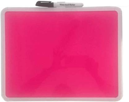 Amazing 27 X 34 Non magnetic single side Kids Learning and writing erasable hand board with marker / Wipe clean board Multicolour Pink, Blue board