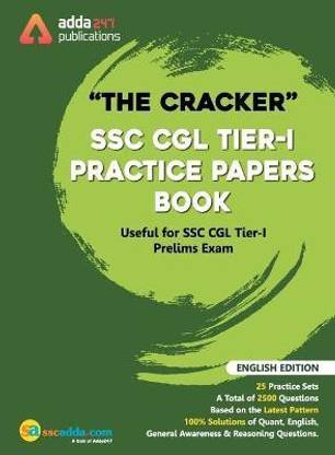 The Cracker SSC CGL Tier I Practice Papers Book ( In English Printed Edition)