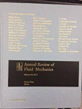Annual Review of Fluid Mechanics: Vol.49