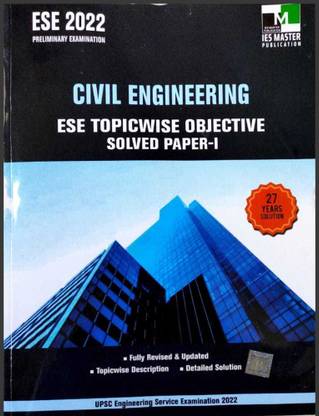 ESE 2022 Preliminary Examination Civil Engineering ESE Topicwise Objective Solved Paper-1