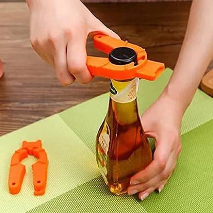 FGG Bottle Opener Jar Opener Multi 3 in 1 Can Opener Kitchen Grippers to Remove Stubborn Lids Bottle Opener Jar Opener Multi 3 in 1 Can Opener Kitchen Grippers to Remove Stubborn Lids Bottle Opener