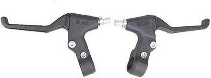 CYCLOWN ALL BLACK ALUMINIUM TYPE MADE IN INDIA PREMIUM QUALITY CYCLE BRAKE LEVER SET Brake Shoe