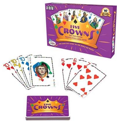 TEMSON Five Crowns Card Game For Kids & Adults