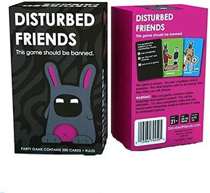 TEMSON Disturbed Friends Card Game For Family & Adults