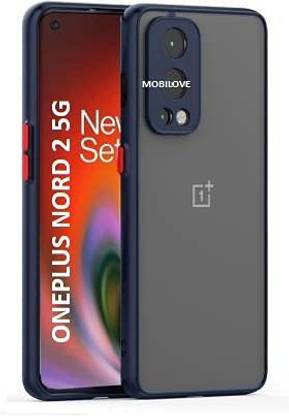 MOBILOVE Back Cover for OnePlus Nord 2 5G | Smoke Translucent Shock Proof Smooth Rubberized Matte Back Case