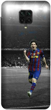 BYXIS Back Cover for Note 9 Pro Messi, Lione Messi, Football, Messi 10, Barcelona, Lione Messi Jersey, Sports