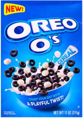 OREO O's Cereal Delicious Choco & Vanilla Flavour Imported 311gms Box