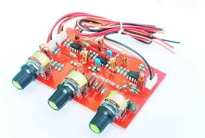 M V COLLECTION VOLUME,BASS, AND, TREBLE CONTROL EQUALISER WITH CONNECTING WIRES FOR AMPLIFIERS , HIGH QUALITY Electronic Components Electronic Hobby Kit