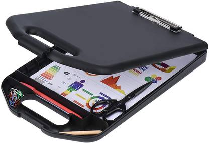 Abhsant A4 Slim Clipboard Folder Conference Plastic Folder Clipboard Paper Holder Storage Box Clip Board Ideal for Nurse Students, Teachers, Sales, Utility, Jobsite