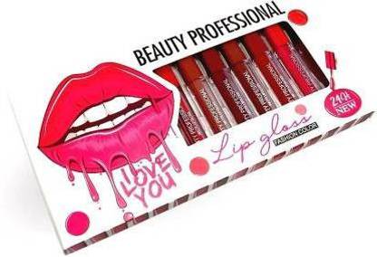 H M Collection matte ink bold lip color liquid lipstick combo pack of 12 (WHITE, 7.5 ml)