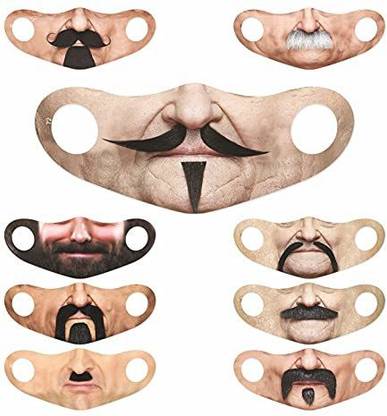 Think Design DIGITAL PRINTED FACE MASK Fancy Face Mask For Men Reusable Cloth Mask