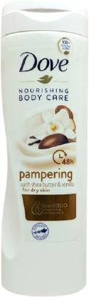 DOVE PAMPERING WITH SHEA BUTTER & VANILLA BODY LOTION IMPORTED