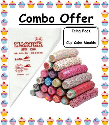 Granny N Nanny Paper Cupcake/Muffin Mould 100 + 15 as per available pattern