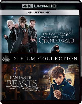 Fantastic Beasts 2 Movies Collection - Fantastic Beasts & Where to Find Them + Fantastic Beasts: The Crimes of Grindelwald (4K UHD) (2-Disc)