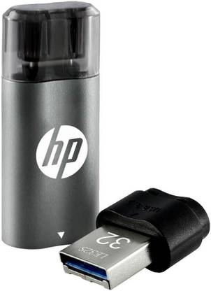HP x5600C 32 GB OTG Drive Compatible with Desktop Computer, Laptop, Mobile USB 3.2 Metal Case