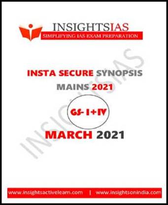 Insightsonindia IAS - Mains Secure Synopsis March 2021 - Printed Notes - English Medium