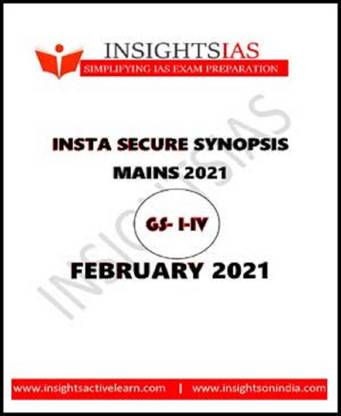 Insightsonindia IAS - Mains Secure Synopsis February 2021 - Printed Notes - English Medium