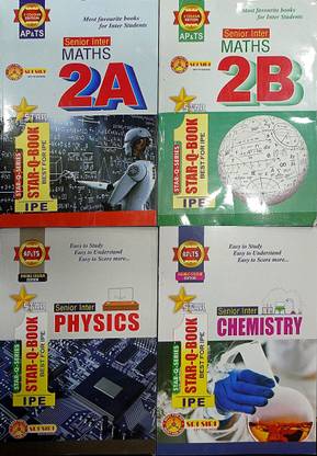 Star Q Senior Inter Mpc ( Maths 2a, Maths 2b, Physics, Chemistry) Set Of 4 Books