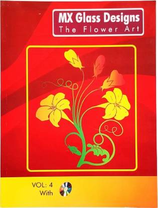 Max Deals STAINED GLASS PATTERN BOOK - MX GLASS DESIGNS VOL - 4 (Contains CD With Corel Draw Images)