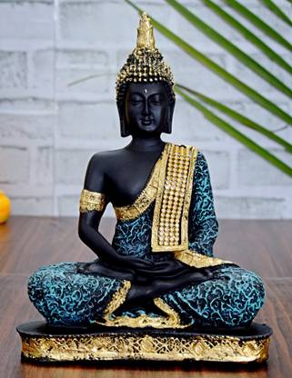 Shilp Saga Meditating Lord Buddha Statue Decorative Showpiece Decorative Showpiece Decorative Showpiece  -  23 cm