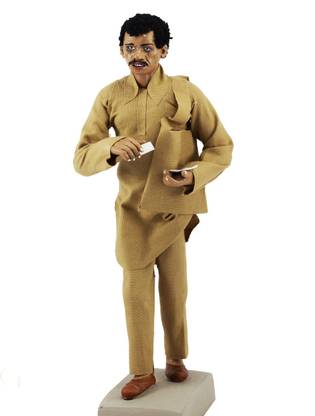 Srejonee Postman Miniature Statue Decorative Showpiece  -  27 cm