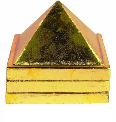 numeroastro Vastu Pyramid Yantra in Ashtadhatu (91 Pyramids) (8 Cms) (490 Grams) (Big) (1 Pc) Decorative Showpiece  -  8 cm